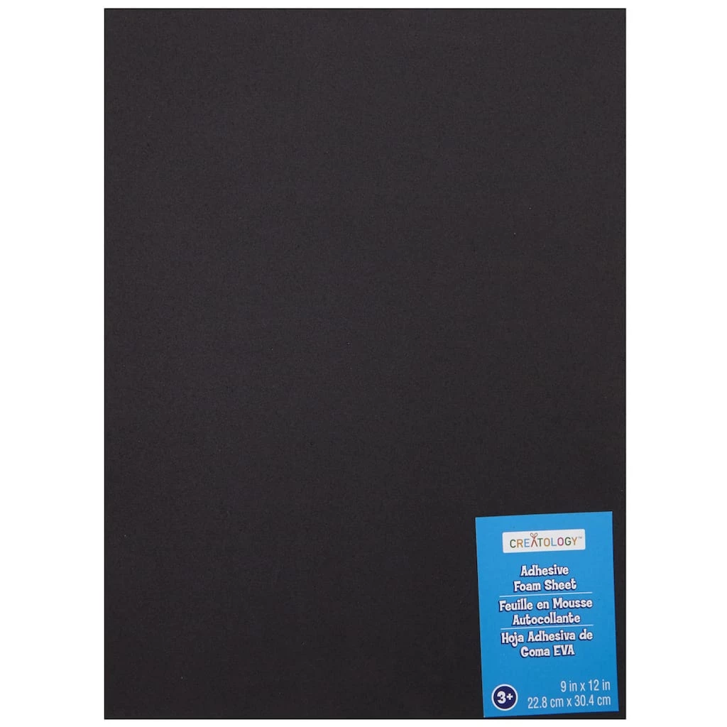Coupon 🎉 24 Pack: Black Adhesive Foam Sheet by Creatology™, 9" x 12" ⭐ 3 Coupon 🎉 24 Pack: Black Adhesive Foam Sheet by Creatology™, 9" x 12" ⭐