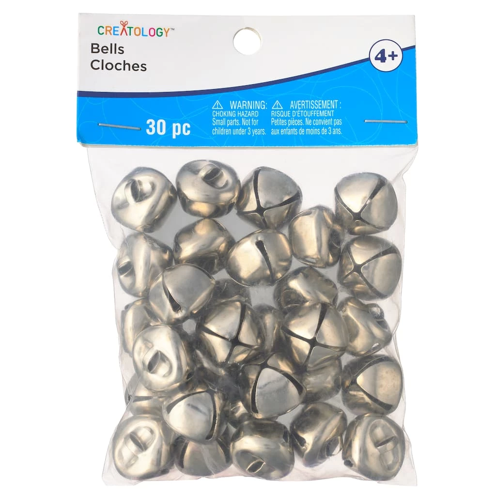 Wholesale ๐ Silver Jingle Bells by Creatology™ ๐งจ 5 Wholesale ๐ Silver Jingle Bells by Creatology™ ๐งจ - Image 3