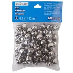 Cheapest 👍 12 Packs: 60 ct. (720 total) 12mm Silver Jingle Bells by Creatology™ 🤩
