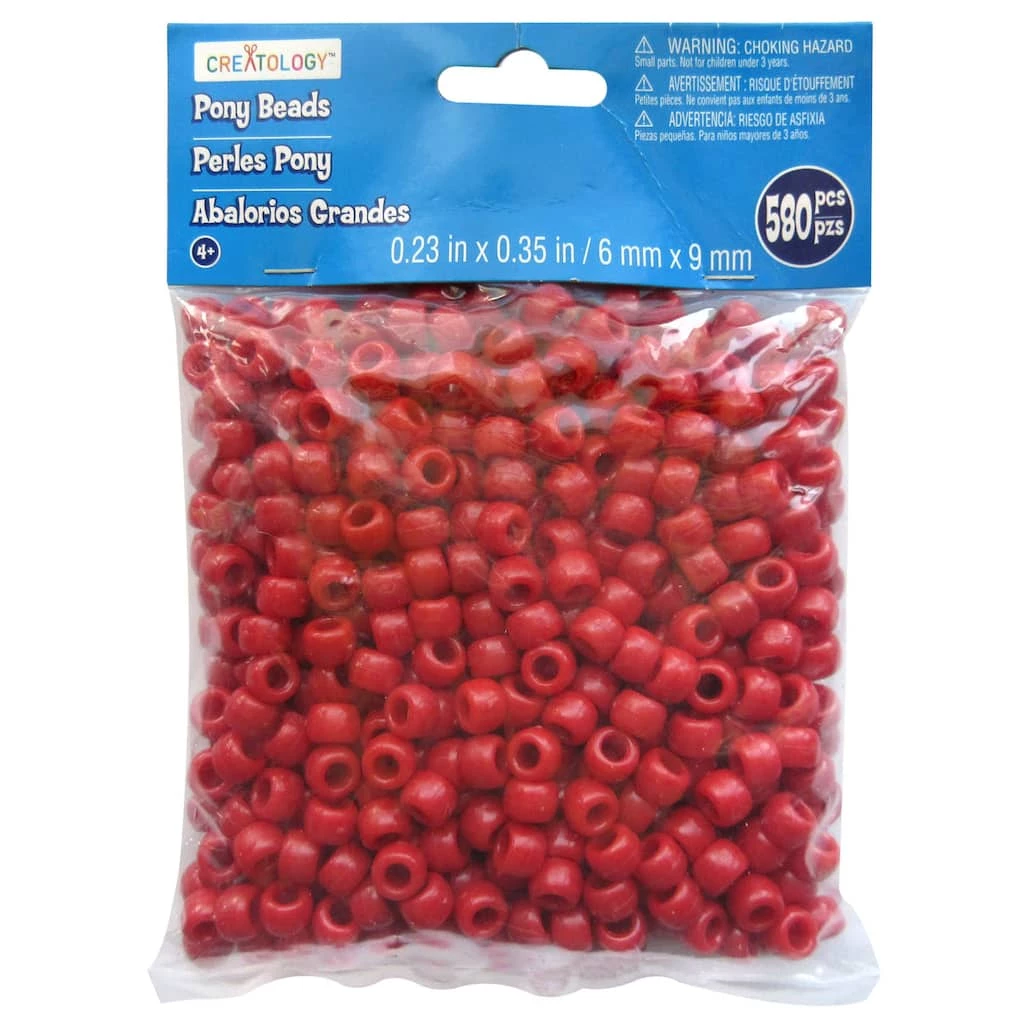 Cheap ✨ Opaque Pony Beads by Creatology™, 6mm x 9mm ❤️ 7 Cheap ✨ Opaque Pony Beads by Creatology™, 6mm x 9mm ❤️ - Image 5