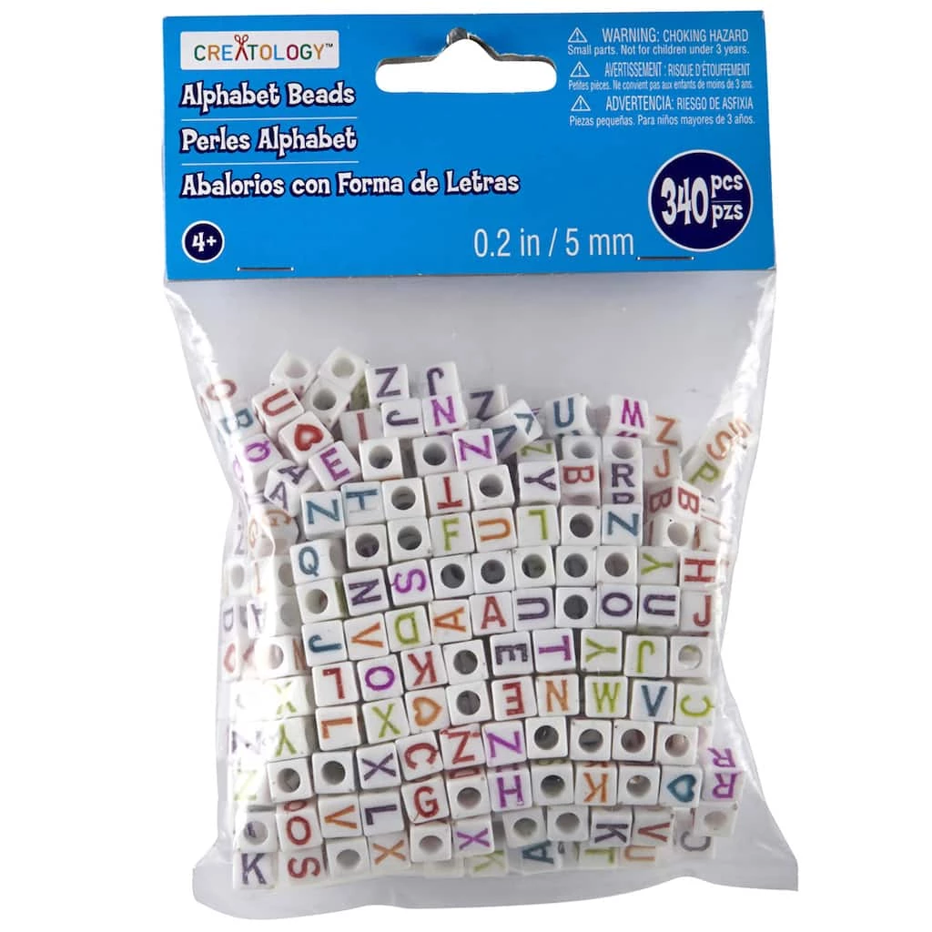 Brand new โ Multicolor Alphabet Beads by Creatology™, 5mm x 5mm ๐ 6 Brand new โ Multicolor Alphabet Beads by Creatology™, 5mm x 5mm ๐ - Image 4