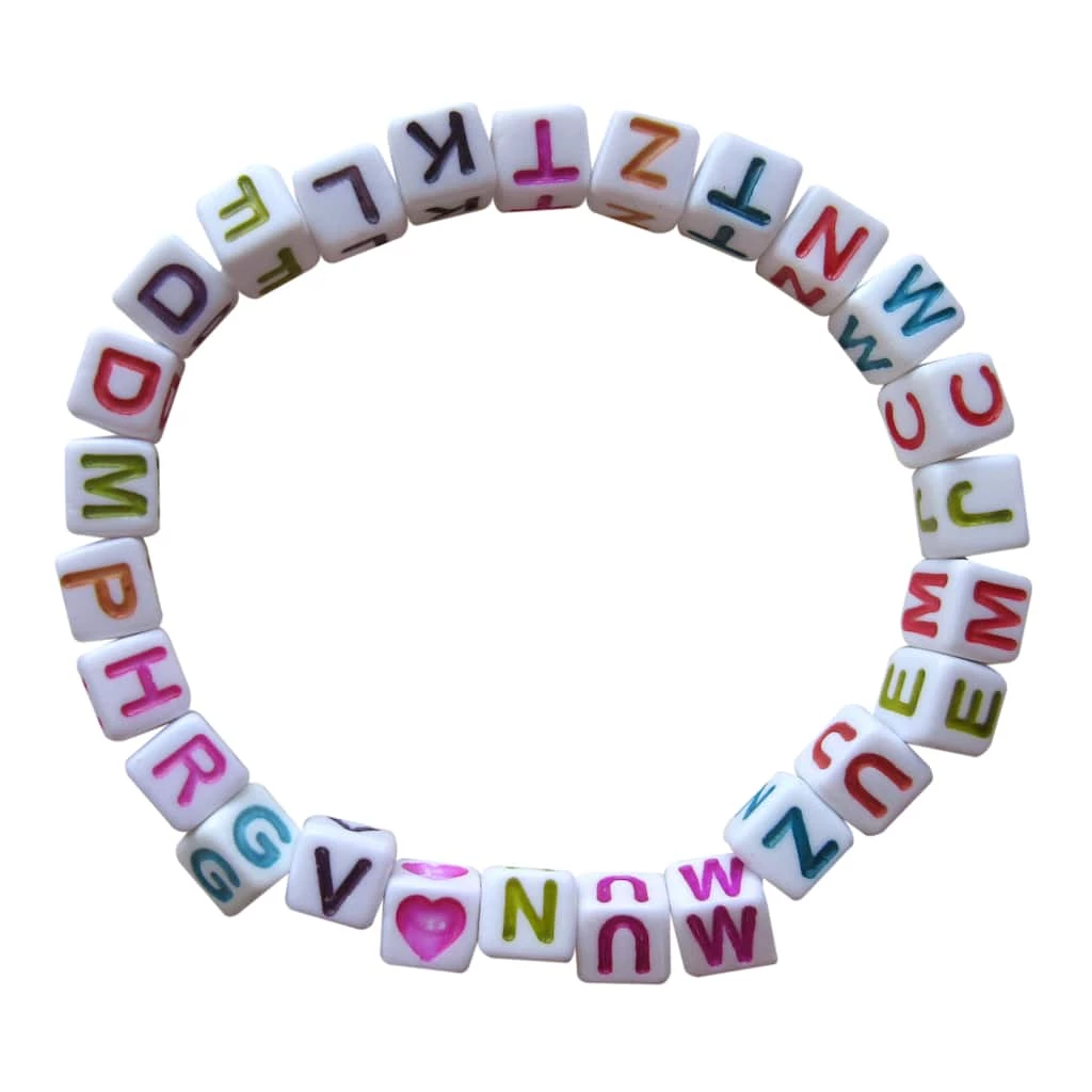 Brand new โ Multicolor Alphabet Beads by Creatology™, 5mm x 5mm ๐ 5 Brand new โ Multicolor Alphabet Beads by Creatology™, 5mm x 5mm ๐ - Image 3
