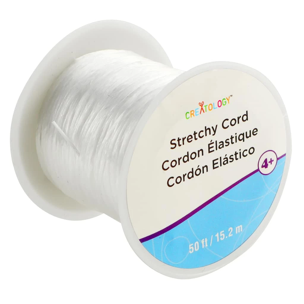 Cheap 🤩 White Stretchy Cord by Creatology™ ✨ 3 Cheap 🤩 White Stretchy Cord by Creatology™ ✨