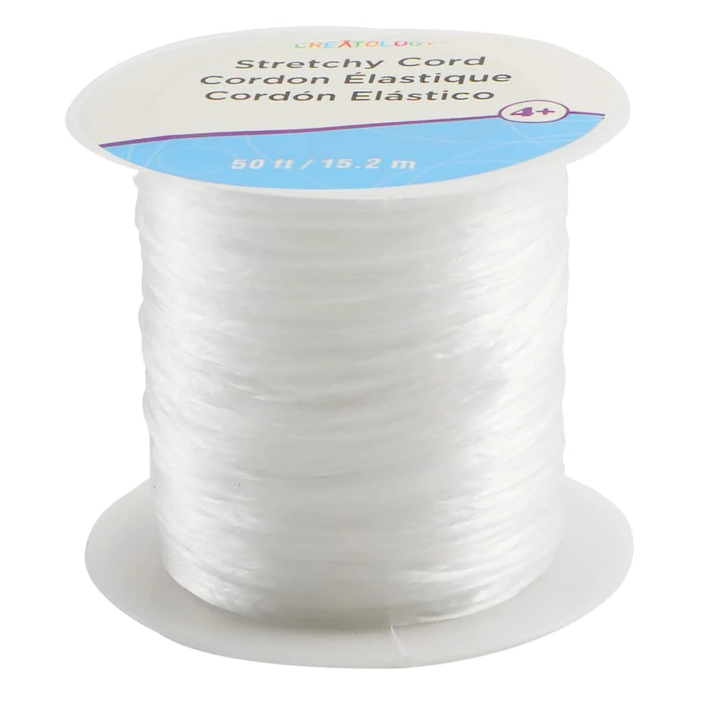 Cheap 🤩 White Stretchy Cord by Creatology™ ✨ 4 Cheap 🤩 White Stretchy Cord by Creatology™ ✨ - Image 2