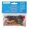 Wholesale 🔔 12 Packs: 50 ct. (600 total) 1" Multicolor Wooden Clothespins by Creatology™ 🧨 -Cheap Creatology Store 10261444