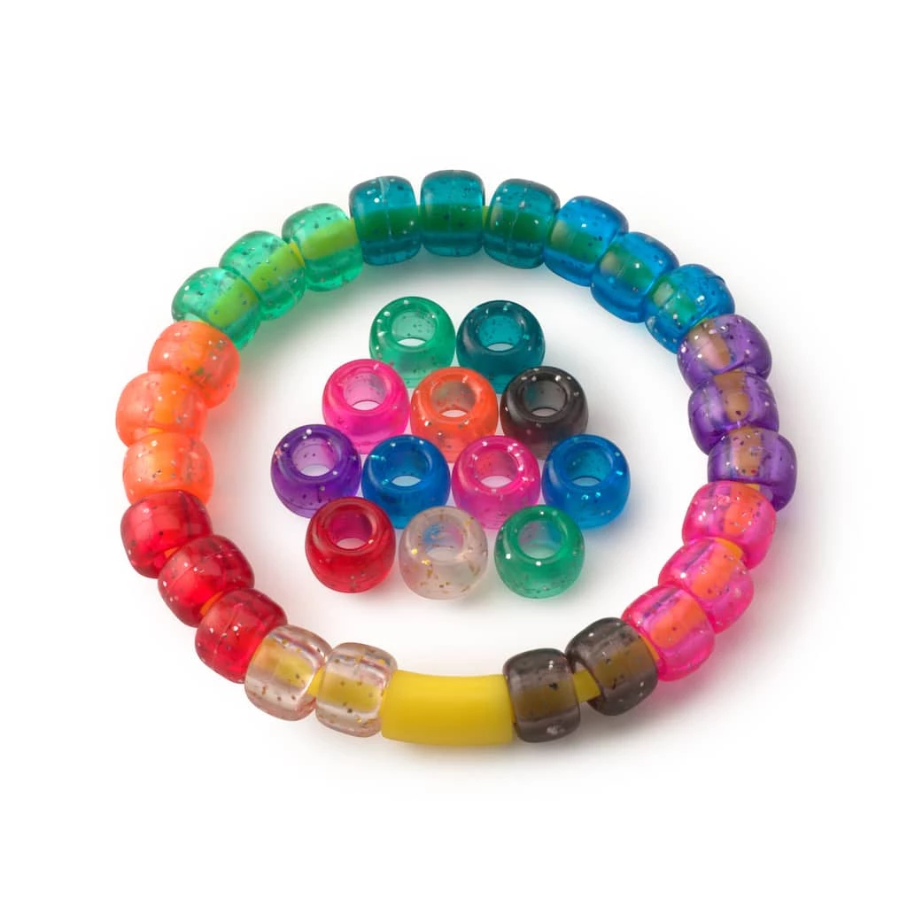 Budget ๐ 1lb. Multicolor Pony Beads by Creatology™, 6mm x 9mm ๐ 7 Budget ๐ 1lb. Multicolor Pony Beads by Creatology™, 6mm x 9mm ๐ - Image 5