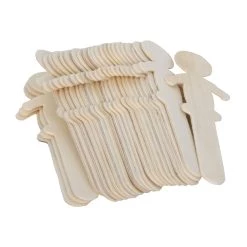 Promo 🥰 12 Packs: 24 ct. (288 total) Wood Stick People by Creatology™ 🔔 -Cheap Creatology Store 10289886 3 1