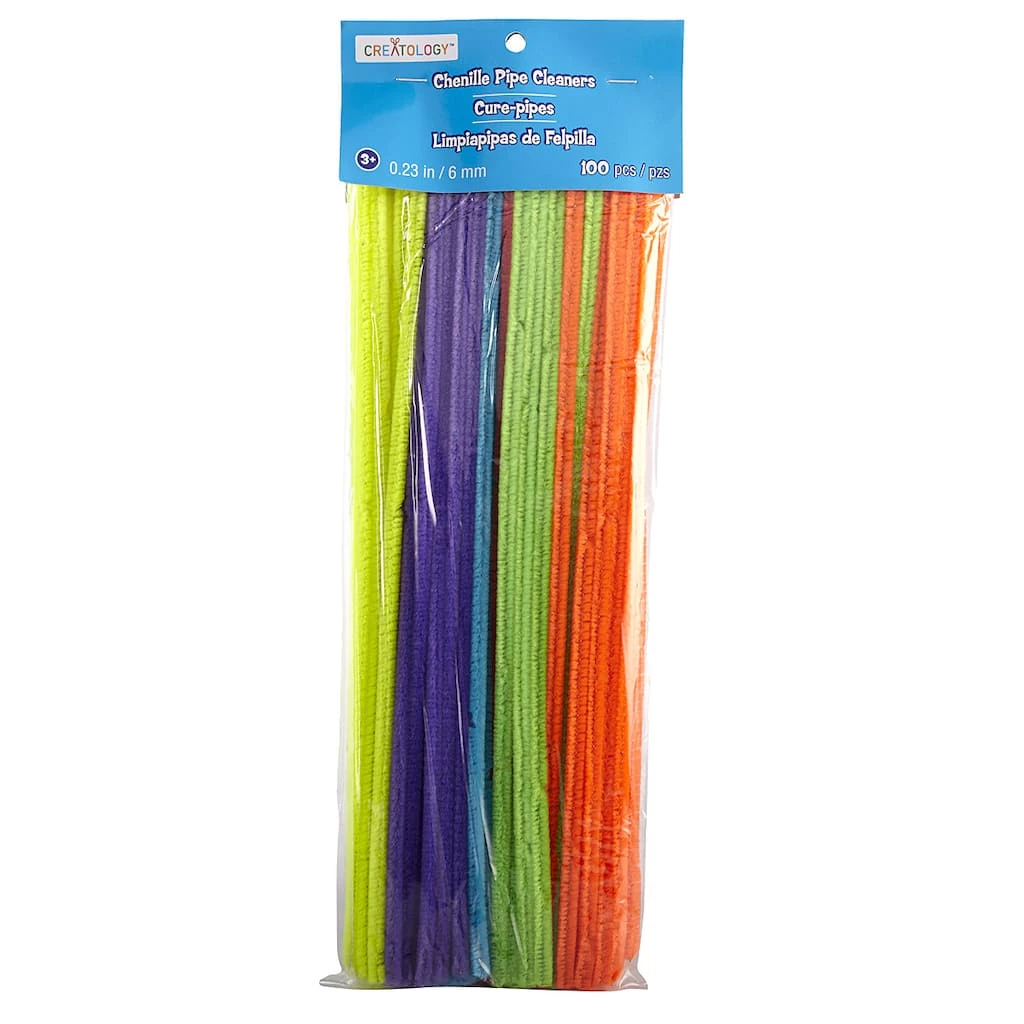 Deals π― 12 Packs: 100 ct. (1,200 total) Neon Chenille Pipe Cleaners by Creatology™ β 3 Deals π― 12 Packs: 100 ct. (1,200 total) Neon Chenille Pipe Cleaners by Creatology™ β