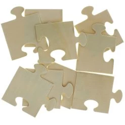 Deals ⭐ 12 Packs: 9 ct. (108 total) Wooden Puzzle Shapes by Creatology™ 😀 -Cheap Creatology Store 10367503 2