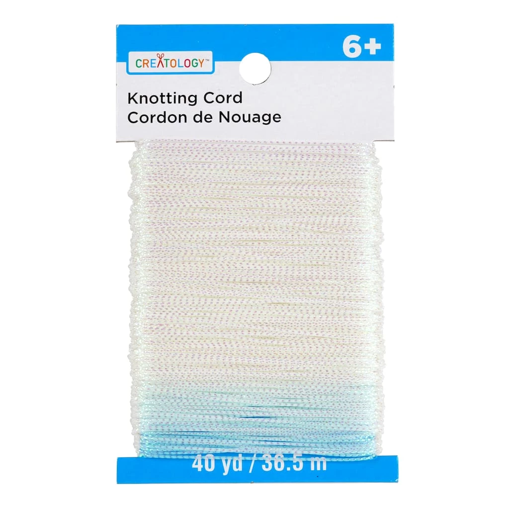 Hot Sale ⭐ 24 Pack: Iridescent Knotting Cord by Creatology™ 🔥 3 Hot Sale ⭐ 24 Pack: Iridescent Knotting Cord by Creatology™ 🔥