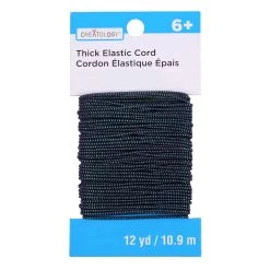Outlet 🤩 12 Pack: Navy Sparkle Elastic Cord by Creatology™ 😍