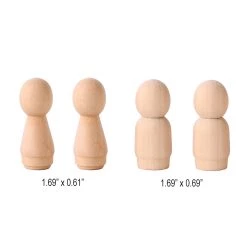 Outlet ๐ฅฐ 1.5" Peg People by Creatology™ โจ 7 Outlet ๐ฅฐ 1.5" Peg People by Creatology™ โจ -Cheap Creatology Store 10488596 4
