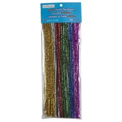 Deals 😍 12 Packs: 100 ct. (1,200 total) Glitter Chenille Pipe Cleaners by Creatology™ 😍