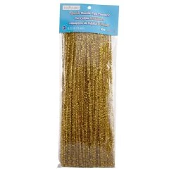 Cheap 🌟 12 Packs: 100 ct. (1,200 total) Gold Glitter Chenille Pipe Cleaners by Creatology™ 🎉
