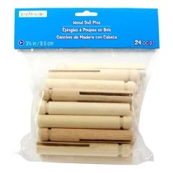 Cheap ✔️ Creatology™ Wood Doll Pins ✔️