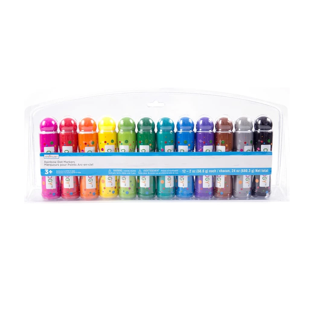 Brand new 👍 8 Packs: 12 ct. (96 total) Rainbow Dot Markers By Creatology® 💯 4 Brand new 👍 8 Packs: 12 ct. (96 total) Rainbow Dot Markers By Creatology® 💯 - Image 2