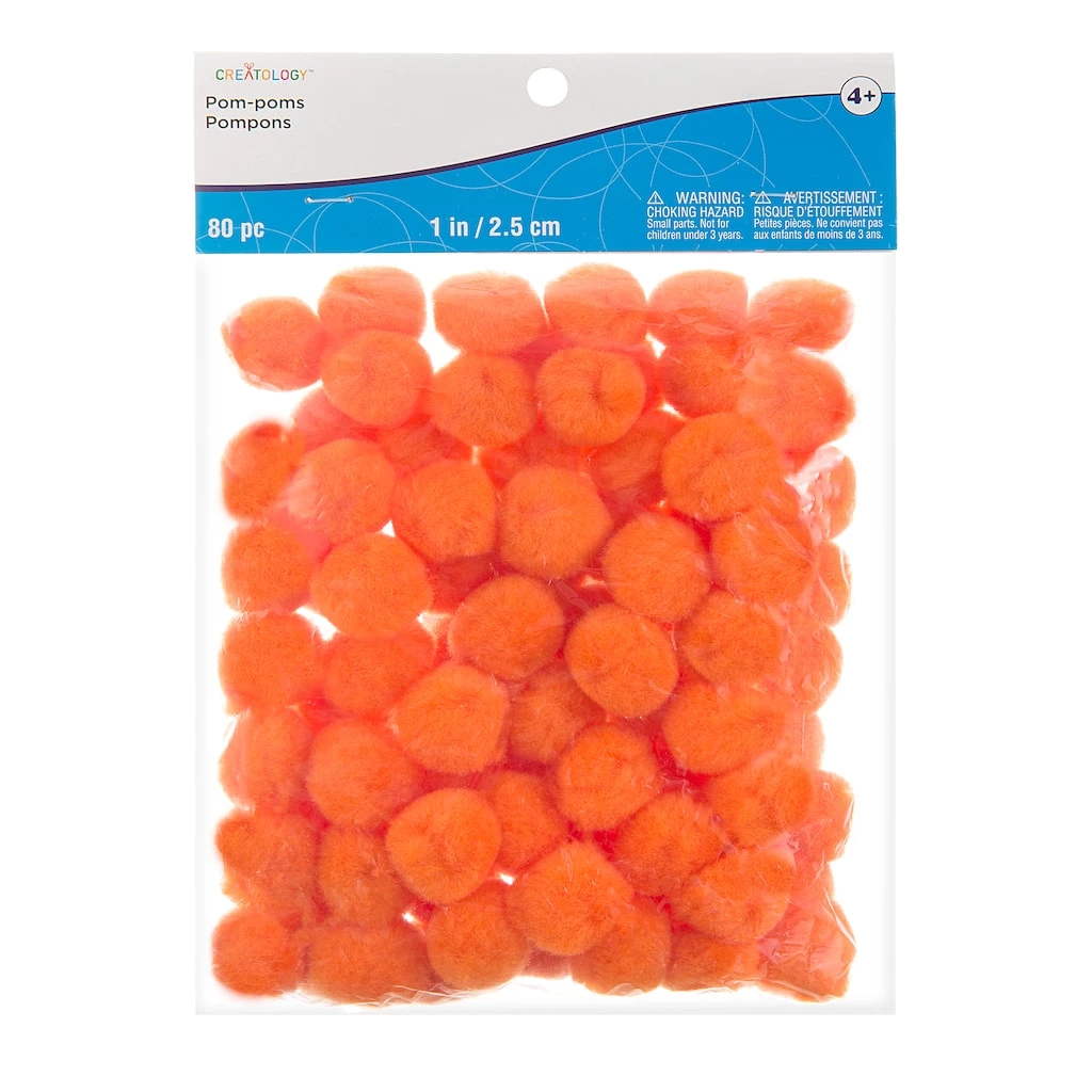 Flash Sale โ๏ธ 12 Packs: 80 ct. (960 total) 1" Orange Pom Poms by Creatology™ ๐ฅ 3 Flash Sale โ๏ธ 12 Packs: 80 ct. (960 total) 1" Orange Pom Poms by Creatology™ ๐ฅ