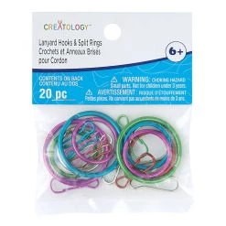 Best Sale ๐ Colorful Lanyard Hooks & Split Rings by Creatology™ ๐