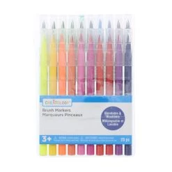 Budget 👏 12 Packs: 20 ct. (240 total) Brush Markers By Creatology™ 🛒