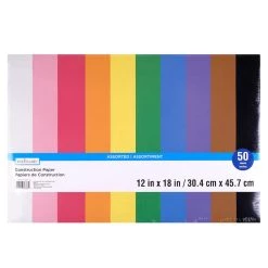 Discount 🎁 12 Packs: 50 ct. (600 total) 12" x 18" Construction Paper by Creatology® 🥰
