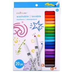 Discount 🛒 20 Color Round Tip Washable Marker Set by Creatology® ✔️ 9 Discount 🛒 20 Color Round Tip Washable Marker Set by Creatology® ✔️ -Cheap Creatology Store 10633443 1