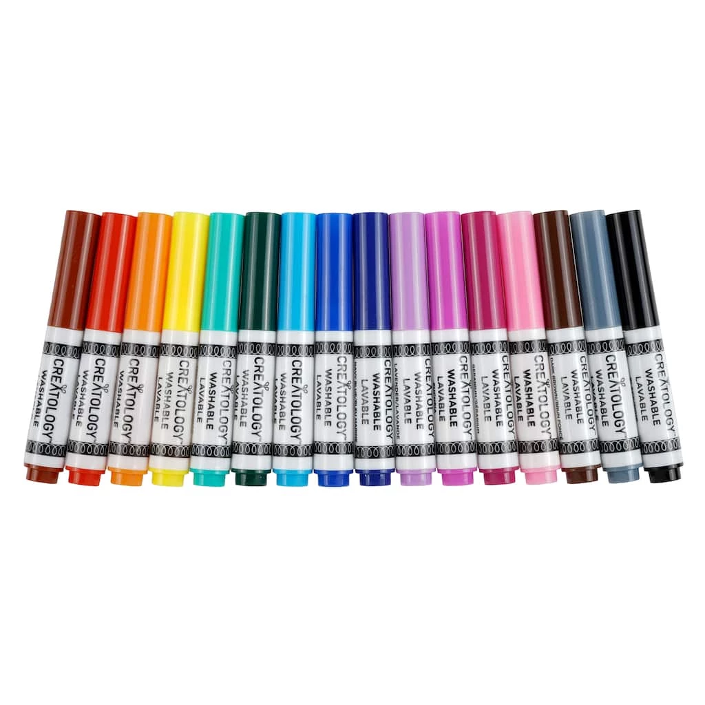 Budget โ Washable Broad Line Mini Markers by Creatology™ ๐ 3 Budget โ Washable Broad Line Mini Markers by Creatology™ ๐