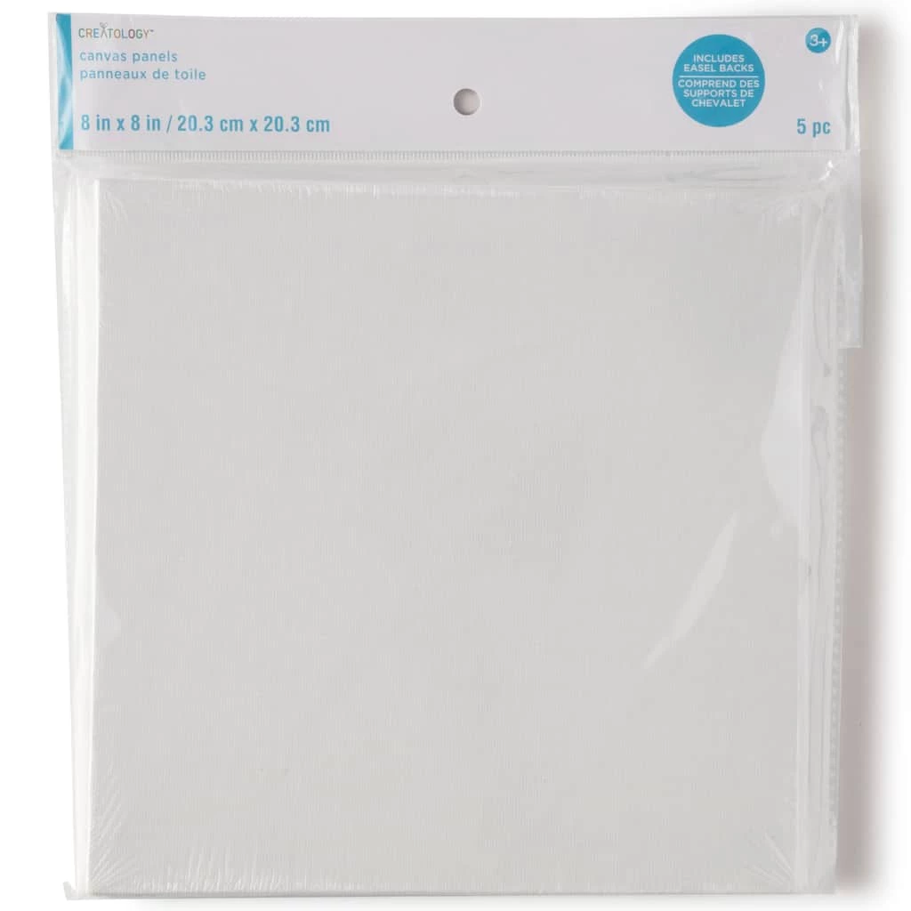 Wholesale ๐งจ 5 Pack 8" x 8" Canvas Panel by Creatology™ ๐ 4 Wholesale ๐งจ 5 Pack 8" x 8" Canvas Panel by Creatology™ ๐ - Image 2