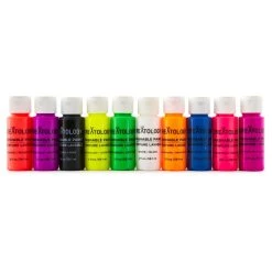 Cheap 😀 Washable 10 Color Kid's Neon Paint Set by Creatology™ ✔️