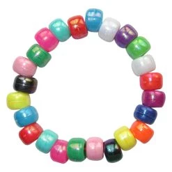 Hot Sale 🤩 12 Packs: 580 ct. (6,960 total) Aurora Borealis Pony Beads by Creatology™, 6mm x 9mm 🥰 -Cheap Creatology Store 10647206 3