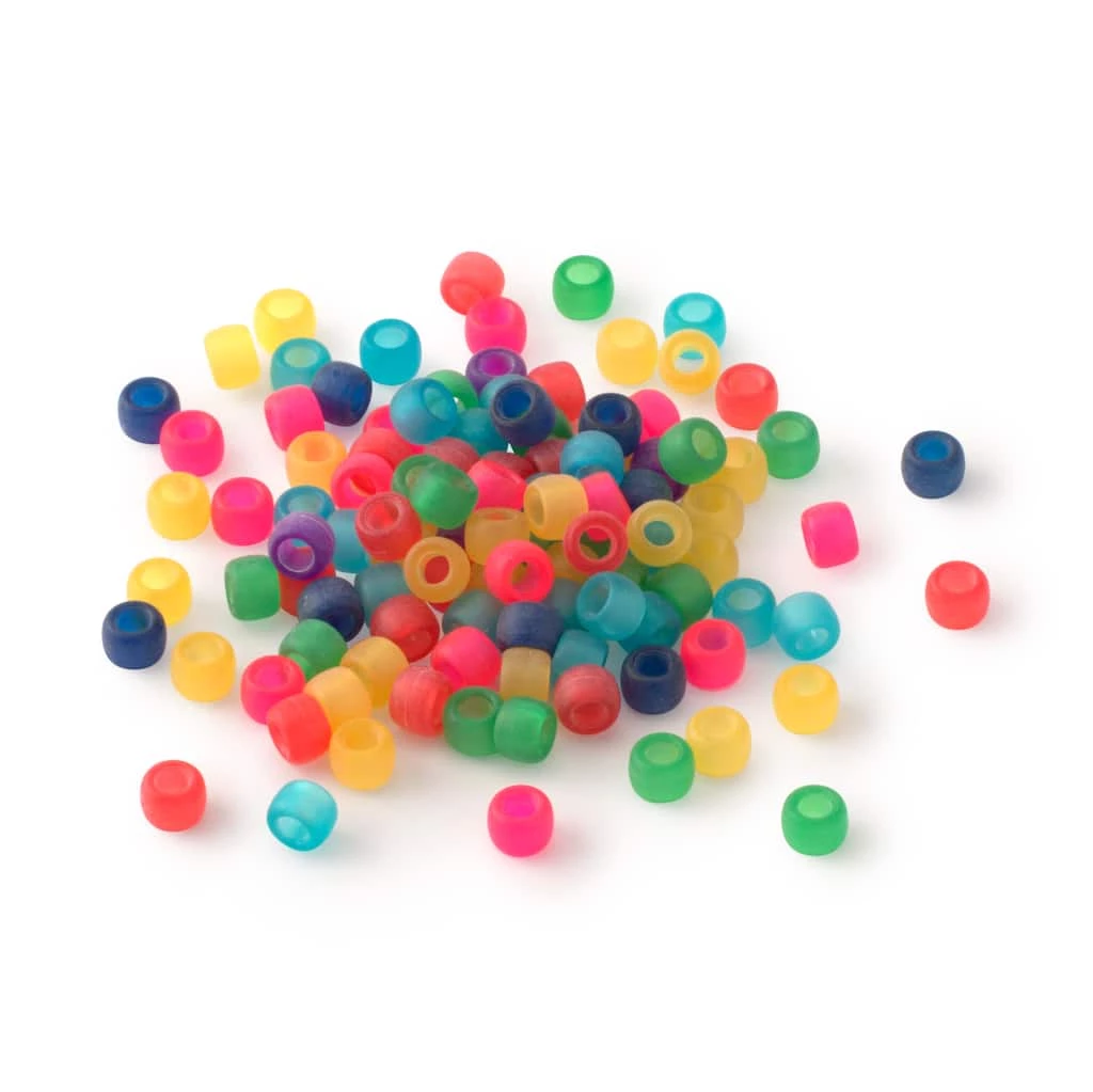 Brand new 🌟 Multicolor Pony Beads by Creatology™, 6mm x 9mm 😀 5 Brand new 🌟 Multicolor Pony Beads by Creatology™, 6mm x 9mm 😀 - Image 4