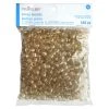 Best Sale 👏 12 Packs: 580 ct. (6,960 total) Gold Glitter Pony Beads by Creatology™, 6mm x 9mm ✔️ -Cheap Creatology Store 10647297 1