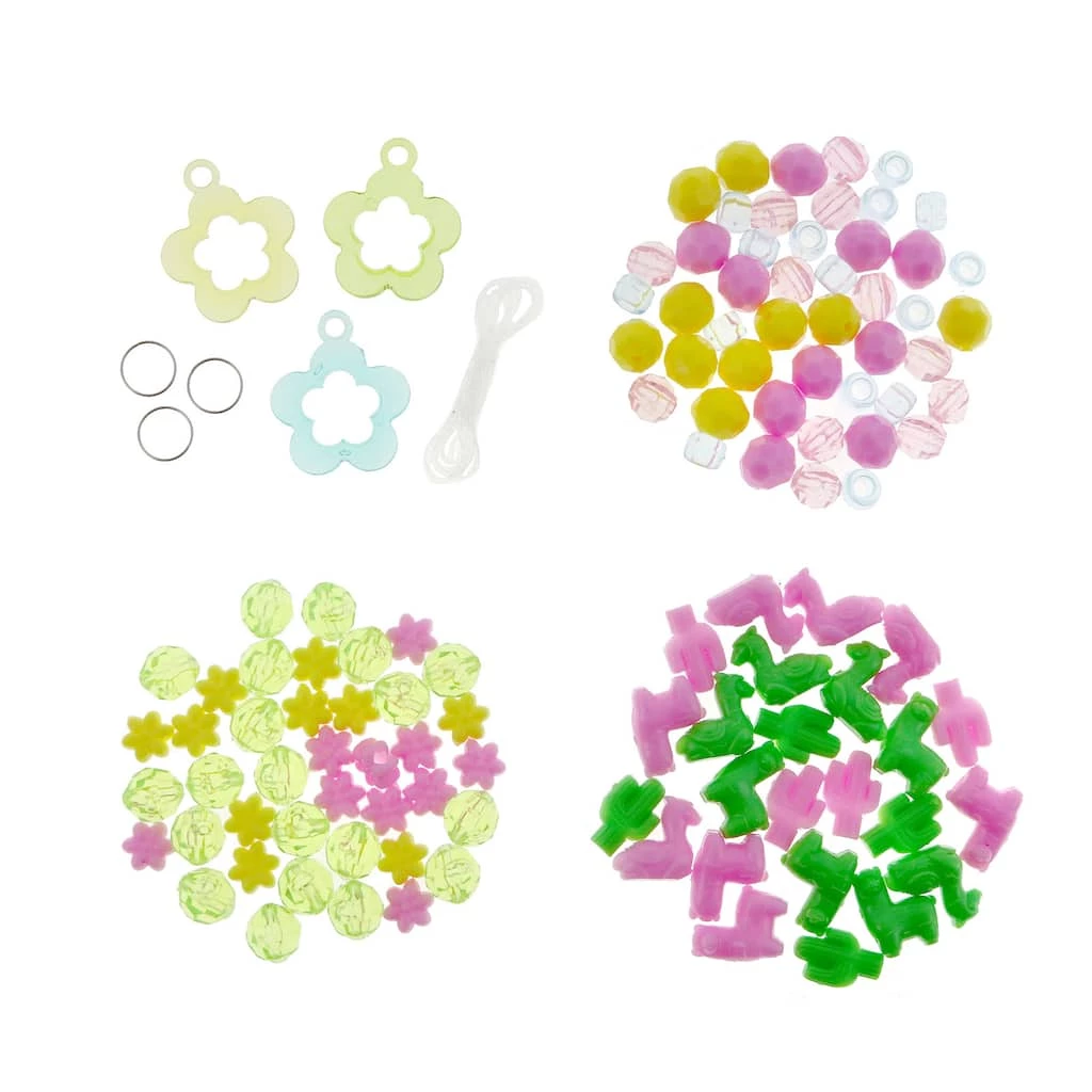 Budget 😀 12 Pack: Cactus & Llama Mix Bead Kit by Creatology™ 💯 4 Budget 😀 12 Pack: Cactus & Llama Mix Bead Kit by Creatology™ 💯 - Image 2