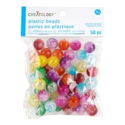 Promo 🧨 Crackle Plastic Beads by Creatology™ 🤩 -Cheap Creatology Store 10647494 1