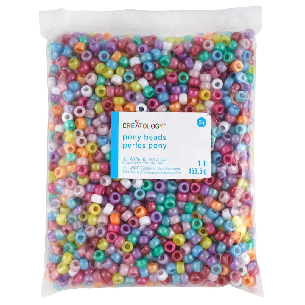 Outlet ๐ 12 Pack: 1lb. Multicolor Pastel Pony Beads by Creatology™, 6mm x 9mm ๐ 5 Outlet ๐ 12 Pack: 1lb. Multicolor Pastel Pony Beads by Creatology™, 6mm x 9mm ๐ - Image 3