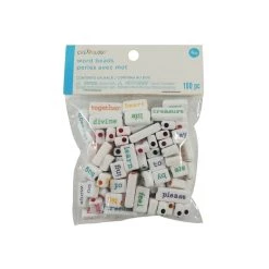 Cheapest 🛒 12 Packs: 100 ct. (1,200 total) Word Beads by Creatology™ ✨ -Cheap Creatology Store 10647516 1 1