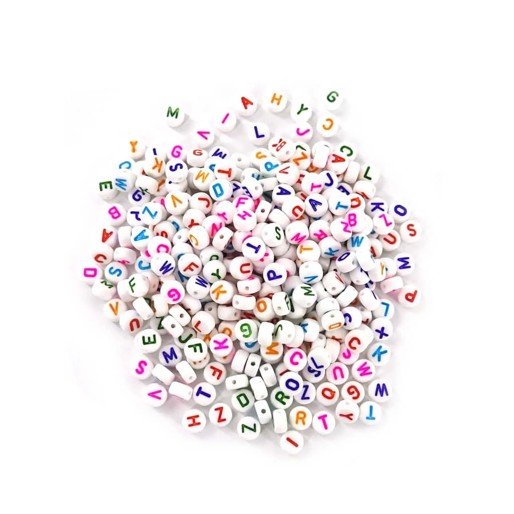 Cheapest 🔔 12 Packs: 340 ct. (4,080 total) Colorful Alphabet Round Beads by Creatology™ 🤩 3 Cheapest 🔔 12 Packs: 340 ct. (4,080 total) Colorful Alphabet Round Beads by Creatology™ 🤩