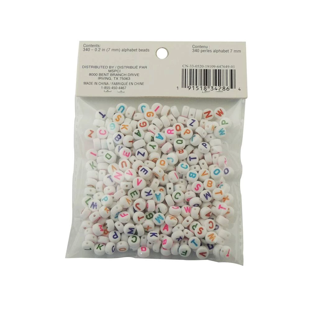 Cheapest 🔔 12 Packs: 340 ct. (4,080 total) Colorful Alphabet Round Beads by Creatology™ 🤩 5 Cheapest 🔔 12 Packs: 340 ct. (4,080 total) Colorful Alphabet Round Beads by Creatology™ 🤩 - Image 3
