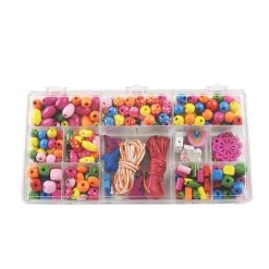 Promo 👍 8 Pack: Multicolor Assorted Wood Bead Box Kit by Creatology™ 😉 -Cheap Creatology Store 10647674 2 1
