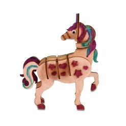 Outlet 👏 Unicorn Fantasy Color-In 3D Wood Puzzle by Creatology™ ❤️
