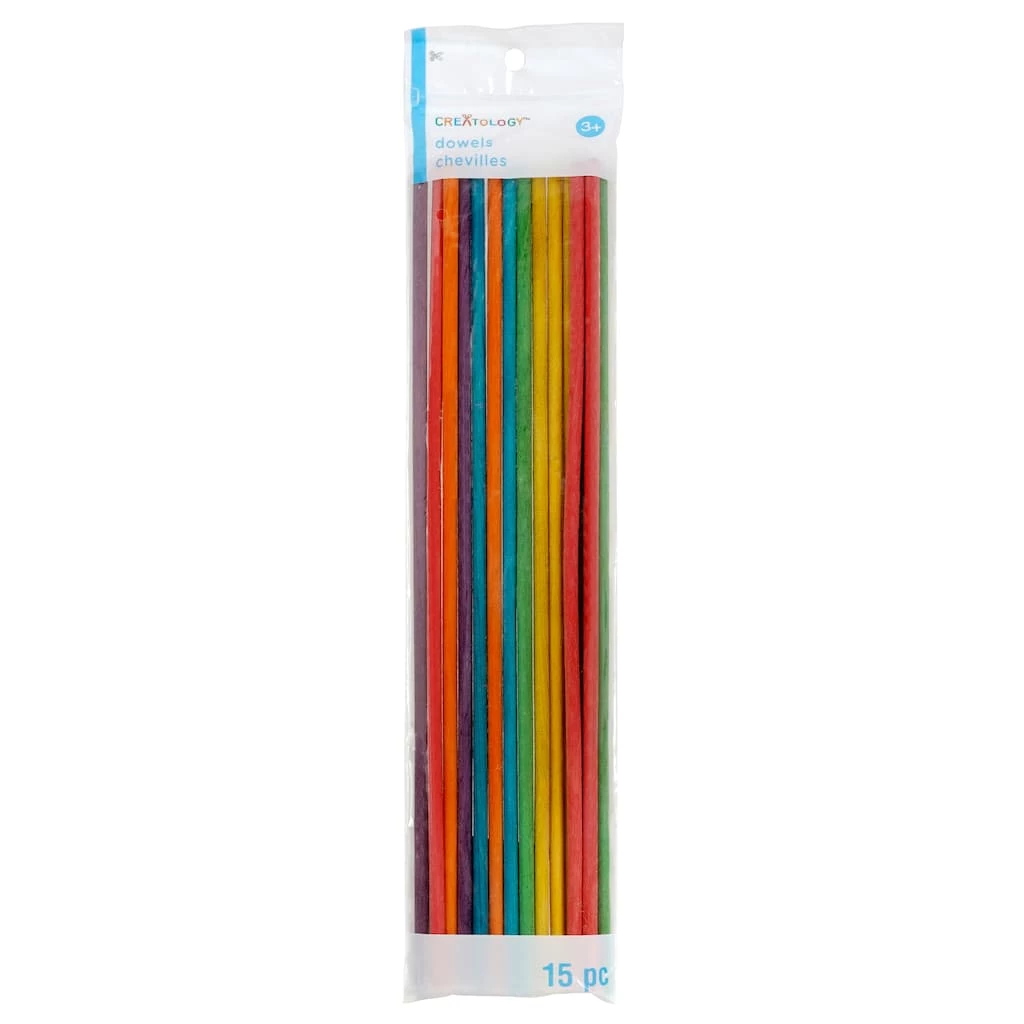 Outlet ✔️ 12 Packs: 15 ct. (180 total) Colorful Wooden Dowels by Creatology™ 🎉 4 Outlet ✔️ 12 Packs: 15 ct. (180 total) Colorful Wooden Dowels by Creatology™ 🎉 - Image 2