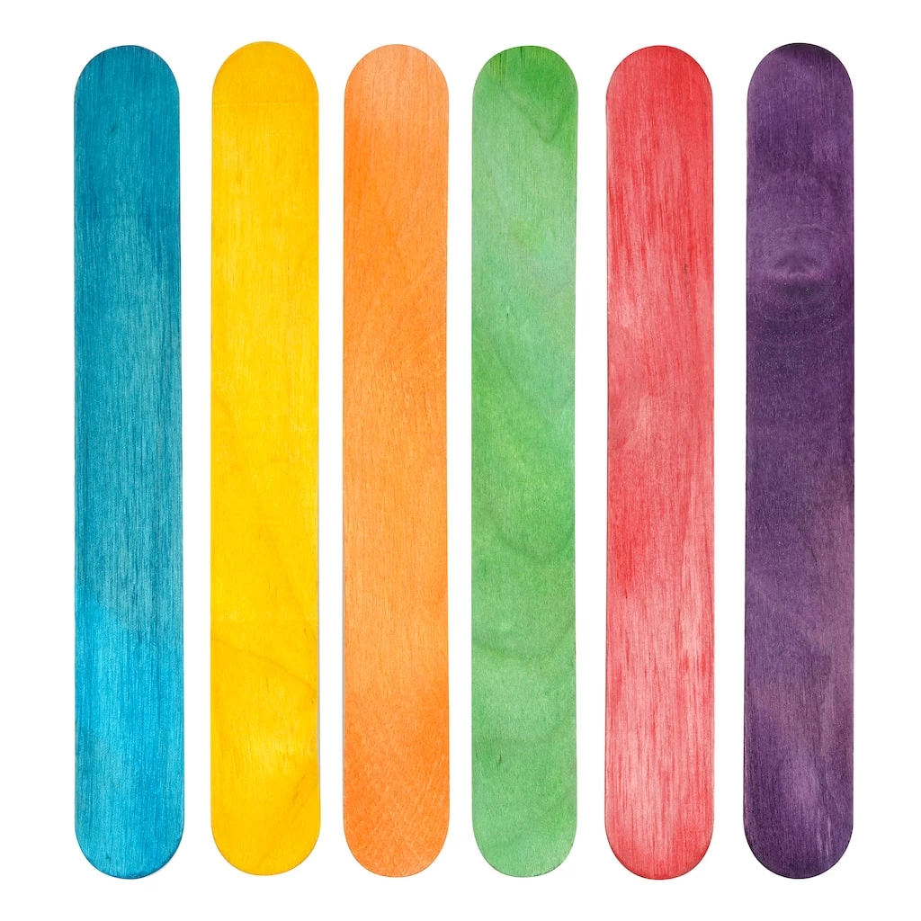 Hot Sale ❤️ Colorful Jumbo Craft Sticks by Creatology™, 30ct. 🔥 3 Hot Sale ❤️ Colorful Jumbo Craft Sticks by Creatology™, 30ct. 🔥