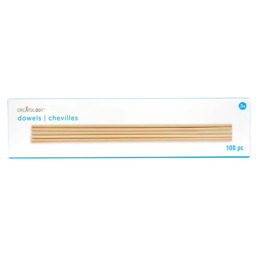 New 👏 Wooden Dowels by Creatology™, 100ct. 🛒 4 New 👏 Wooden Dowels by Creatology™, 100ct. 🛒 - Image 2
