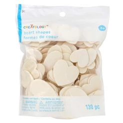 Deals ❤️ 12 Packs: 130 ct. (1,560 total) Heart Wood Shapes by Creatology™ ✨ -Cheap Creatology Store 10661940 1 1