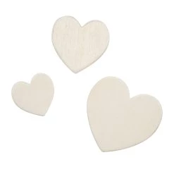 Flash Sale 😀 Heart Wood Shapes by Creatology™, 130ct. 💯