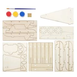 Buy 💯 12 Pack: Rocket Color-In 3D Wood Puzzle by Creatology™ 🥰 -Cheap Creatology Store 10662049 2 1