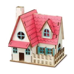 New 🔥 House Color-In 3D Wood Puzzle by Creatology™ 🌟
