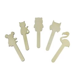 Budget 🔔 Wood Stick Animals by Creatology™, 5ct. ✔️