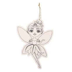 Cheap 🔥 Fairy Color-In Wood Ornament by Creatology™ 🔥