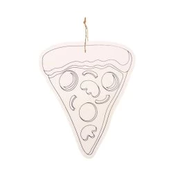 Hot Sale 🌟 Pizza Color-In Wood Ornament by Creatology™ 🤩