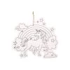 Deals ❤️ Unicorn Color-In Wood Ornament by Creatology™ 👍 -Cheap Creatology Store 10662435 1